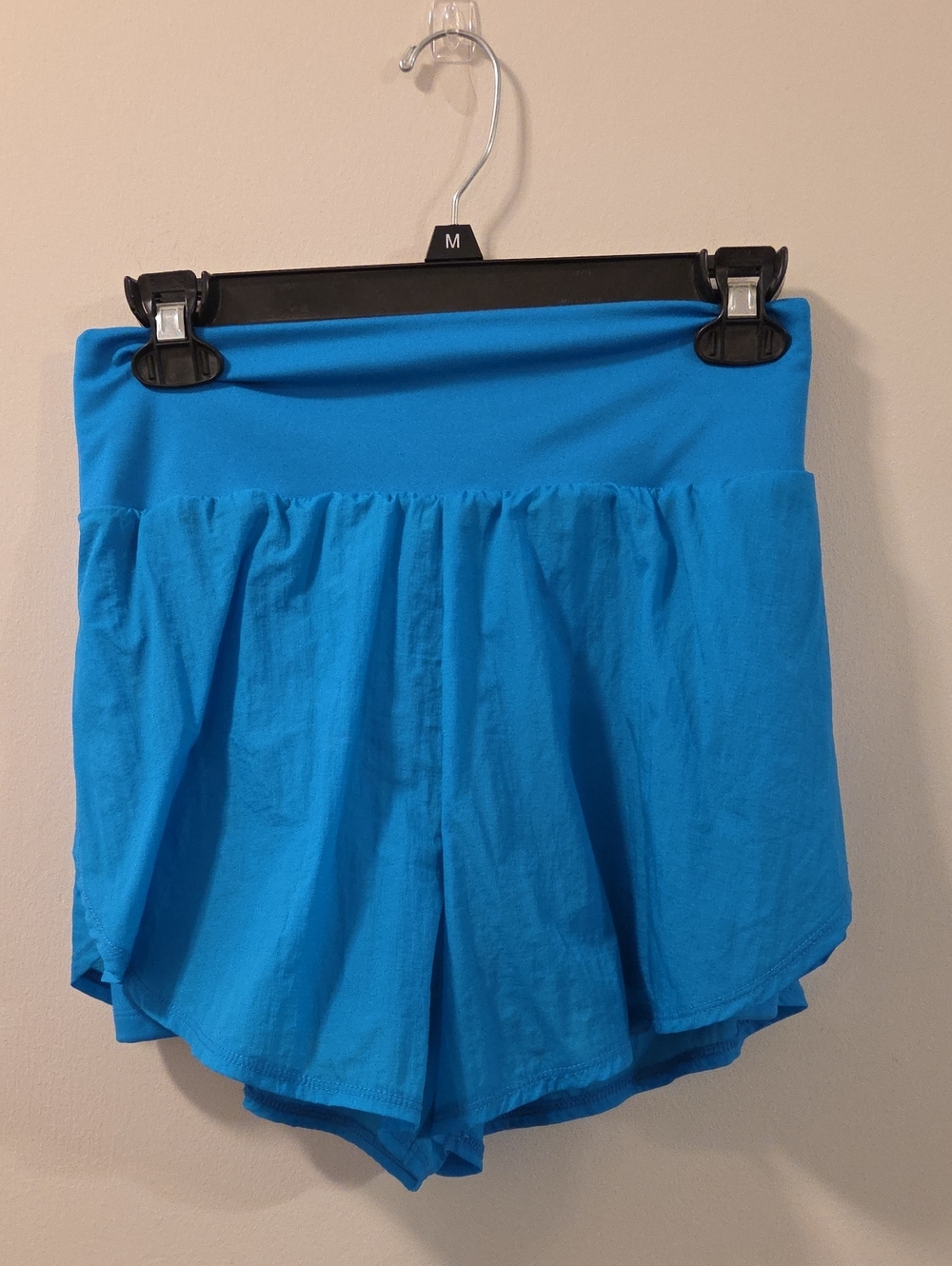 All In Motion Women’s 2-in-1 Double Layer Flowy Running Shorts Blue
